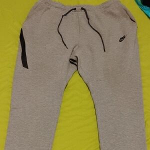 Nike Heather Gray Joggers with Black Details